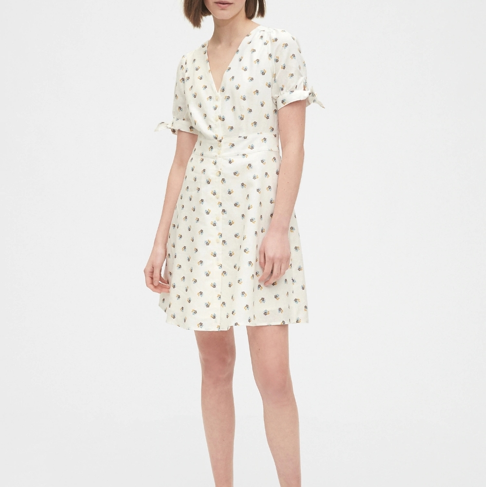 Gap Women's Tie Sleeve Dress NWT- 16Tall
